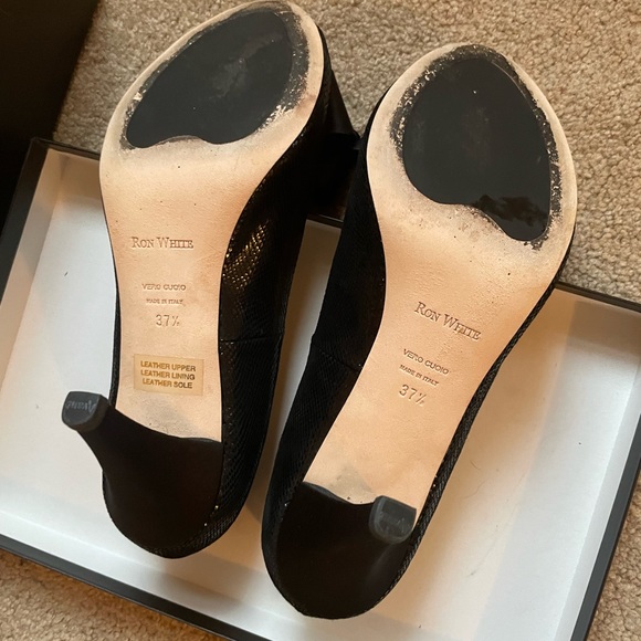 Ron White Heels with satin Bow - Picture 4 of 5